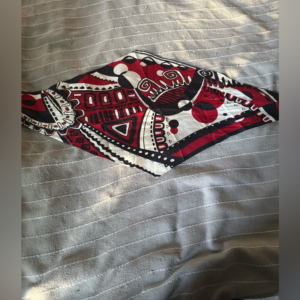 Escada silk scarf diamond shape